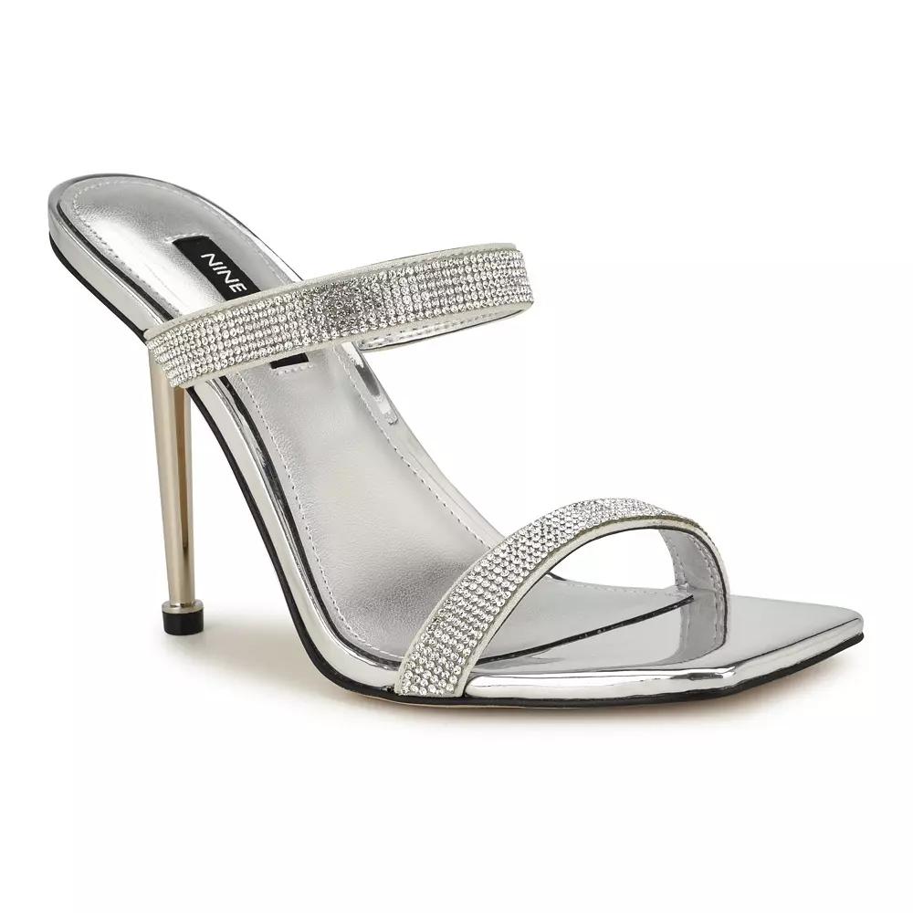 Nine West Yogirl Womens Square Toe Slip-On Dress Sandals Product Image