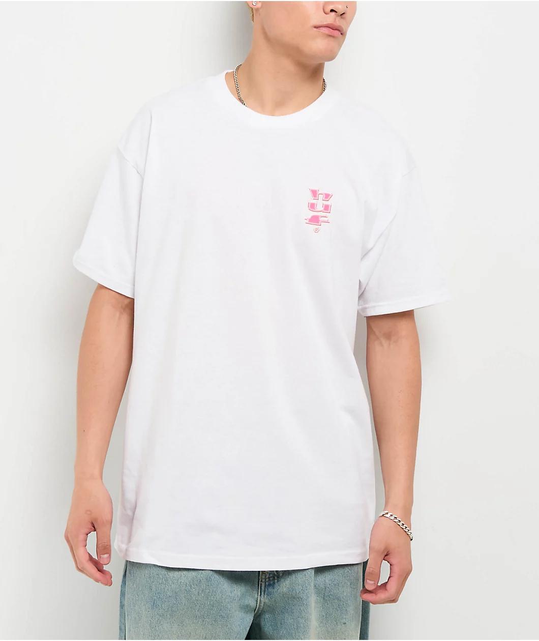 HUF Megachrome White T-Shirt Product Image