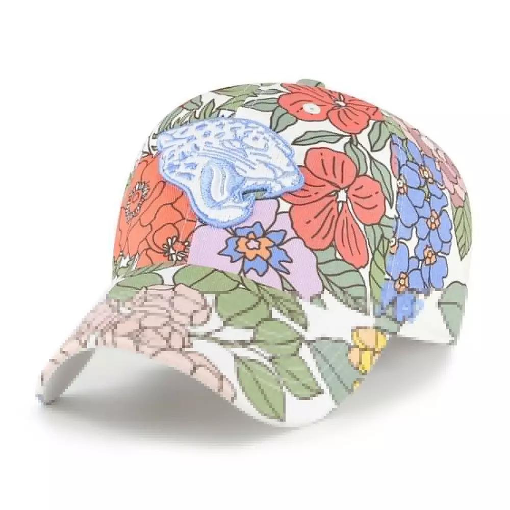 Women's '47 White Jacksonville Jaguars Florentina Clean Up Adjustable Hat Product Image