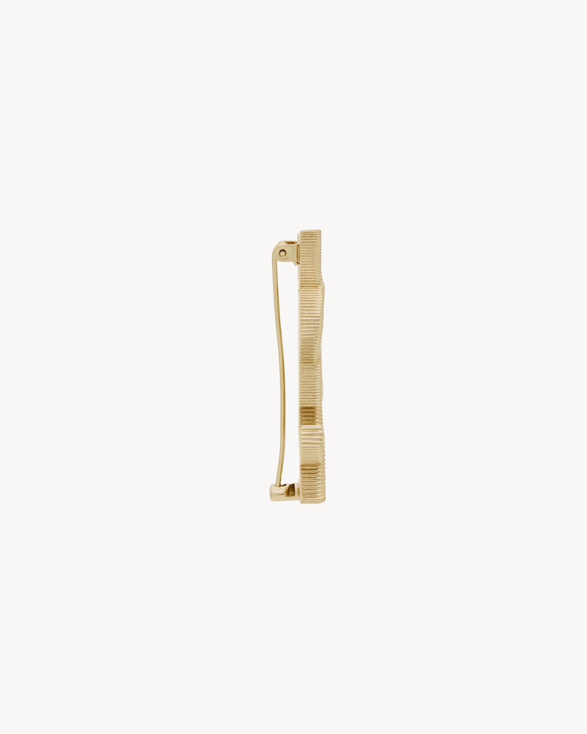 CASSANDRE brooch in metal Product Image