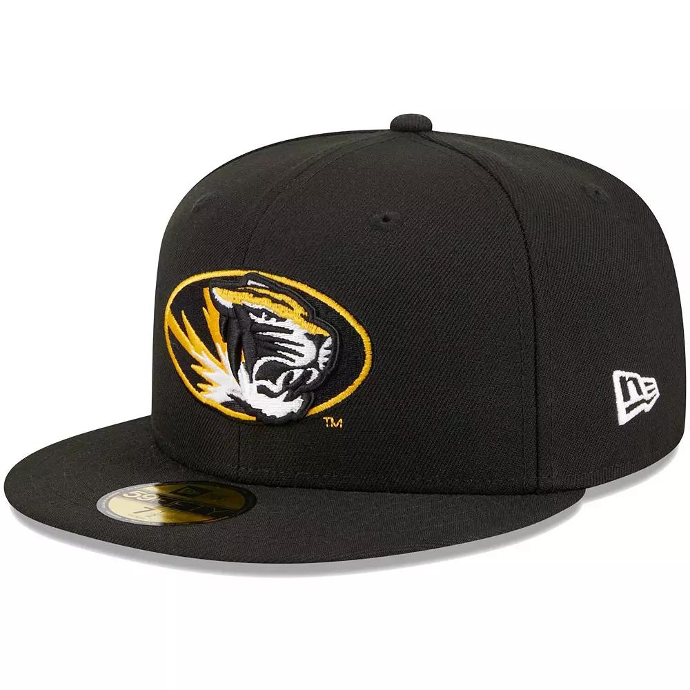 Men's New Era Black Missouri Tigers Evergreen 59FIFTY Fitted Hat,  Product Image