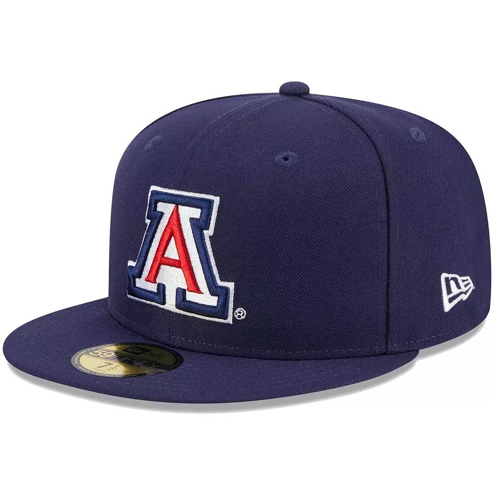 Men's New Era Navy Arizona Wildcats Evergreen 59FIFTY Fitted Hat, Size: 7 1/4, Blue Product Image