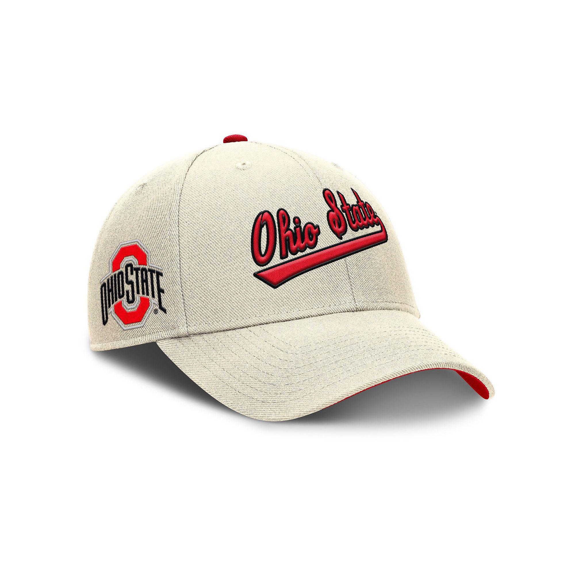 Mens Nike Natural Ohio State Buckeyes Primetime Rise Adjustable Hat Product Image