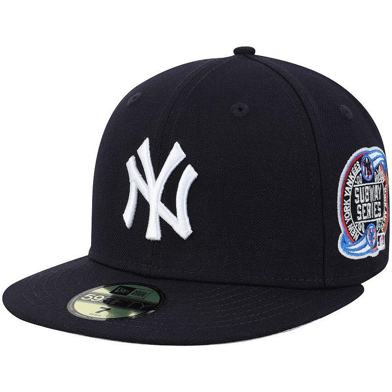 Men's New Era Navy New York Yankees World Series Wool Team 59FIFTY Fitted Hat, Size: 7, Blue Product Image