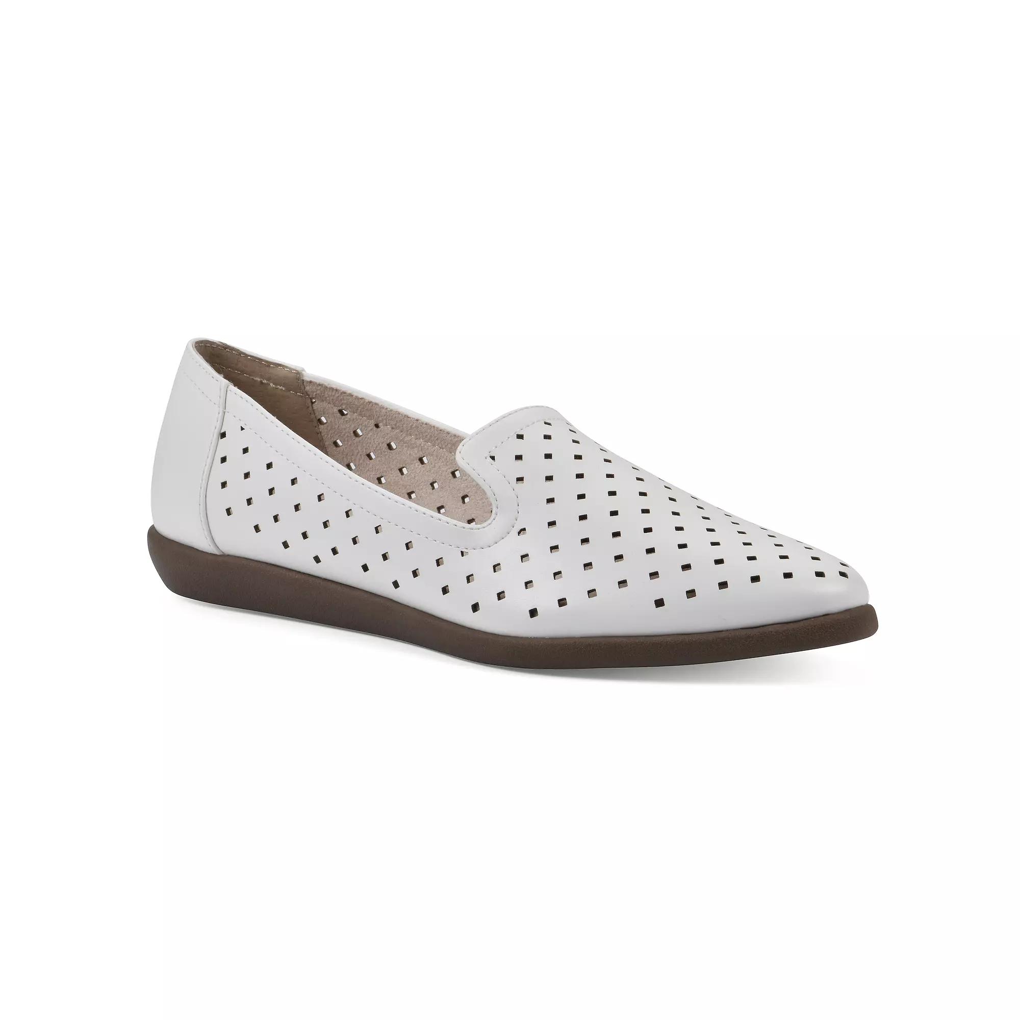 Cliffs by White Mountain Melodic Women's Loafers, Size: 8.5, White Smo Product Image