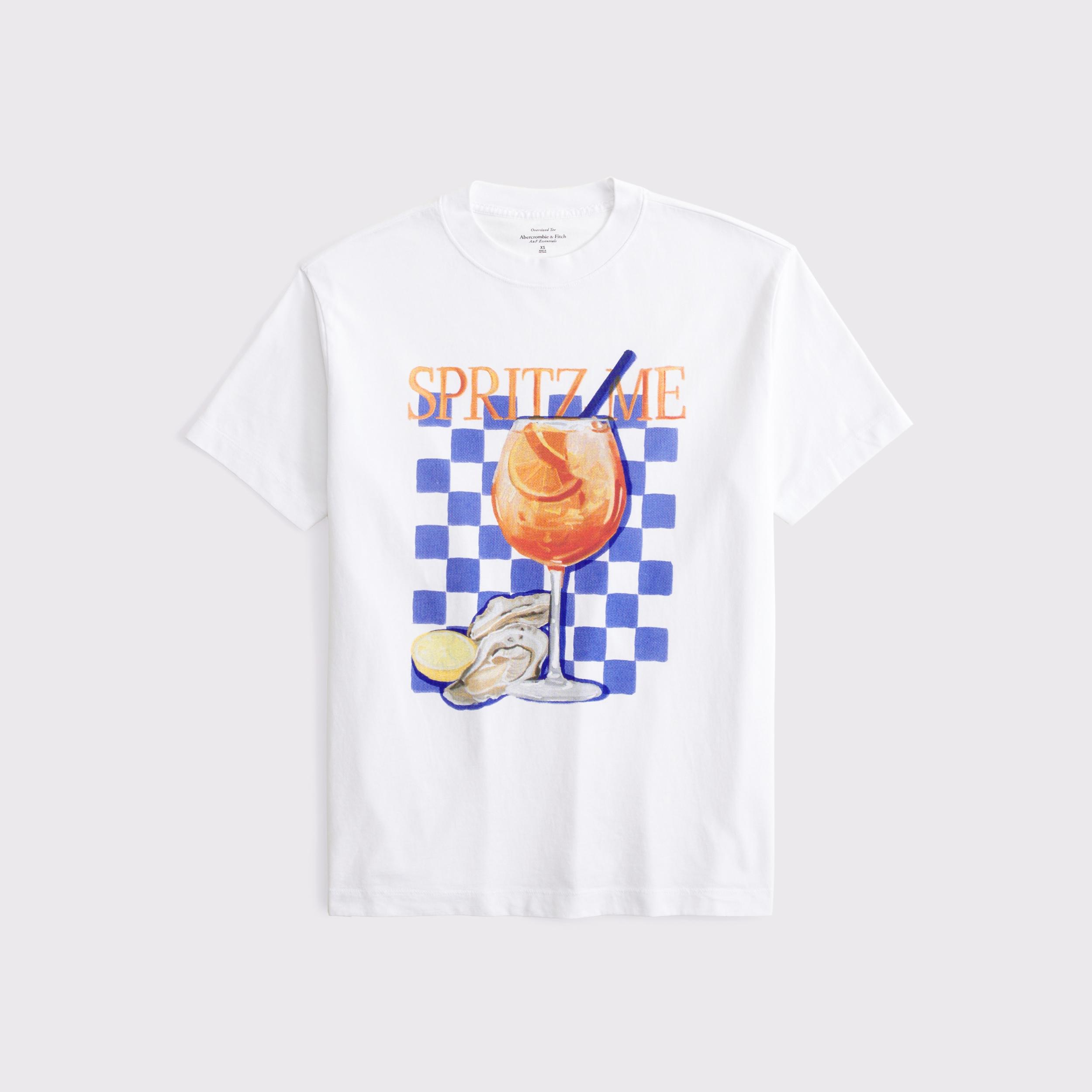 Oversized Spritz Me Graphic Tee Product Image