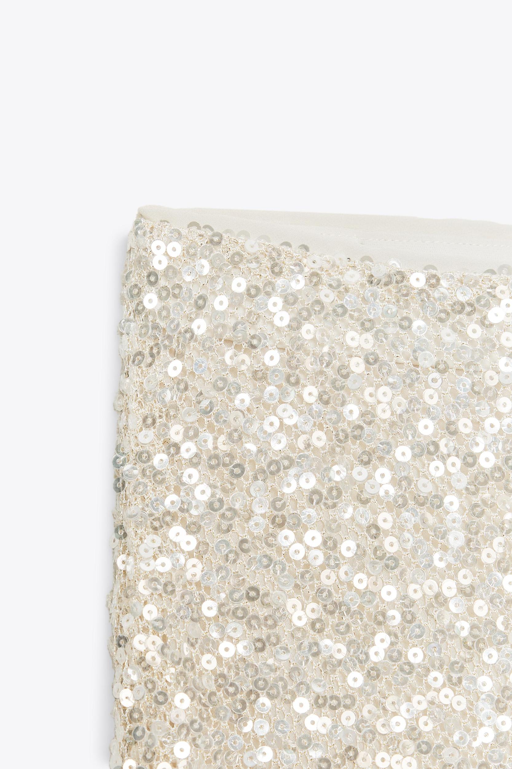 SEQUINED MIDI SKIRT Product Image