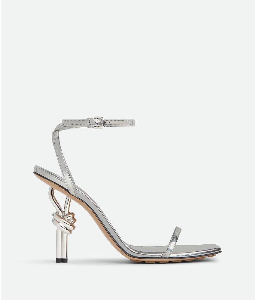 Women's Knot Sandal in Silver Product Image