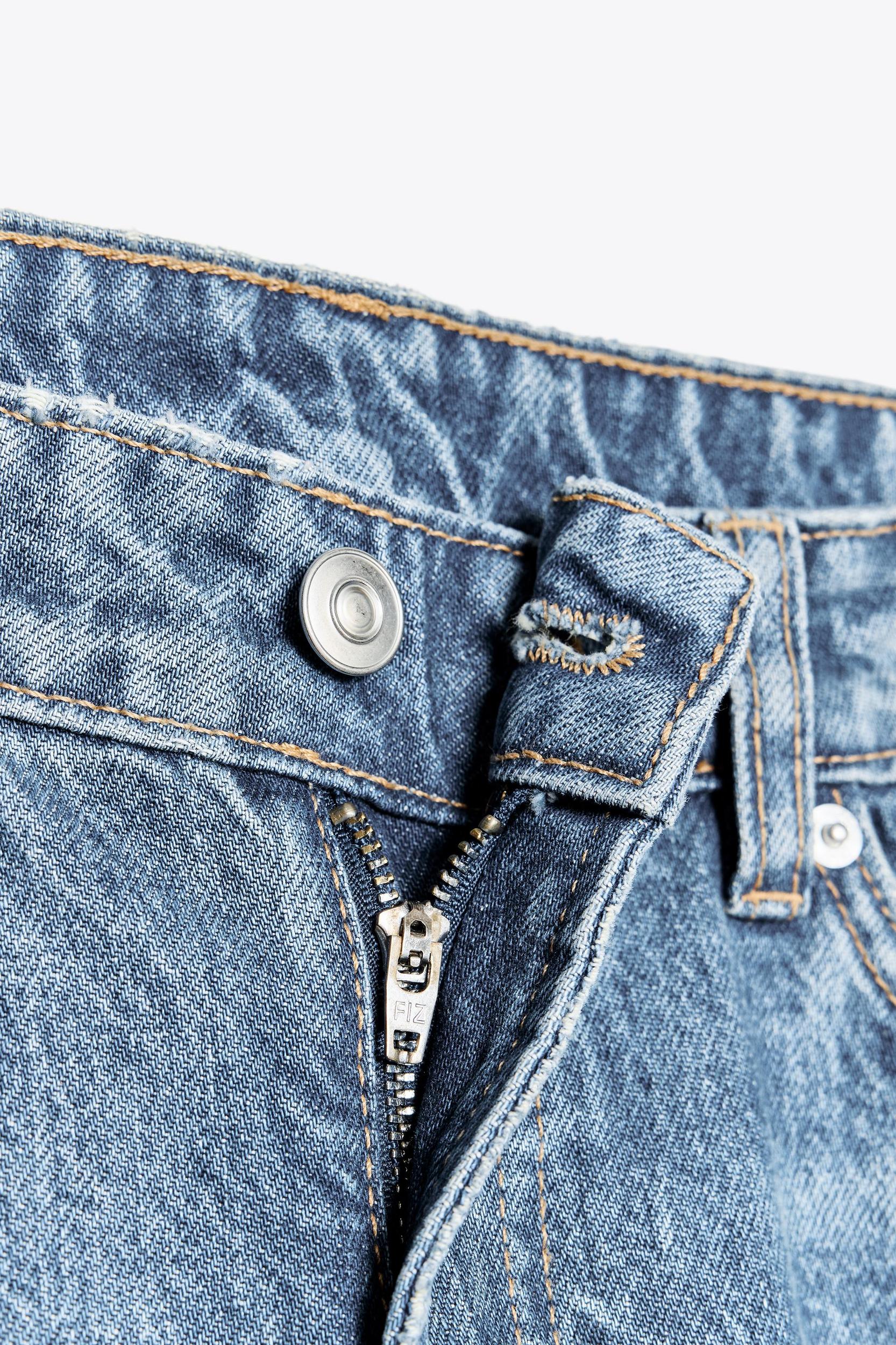 TRF LOW RISE STRAIGHT CUT JEANS Product Image