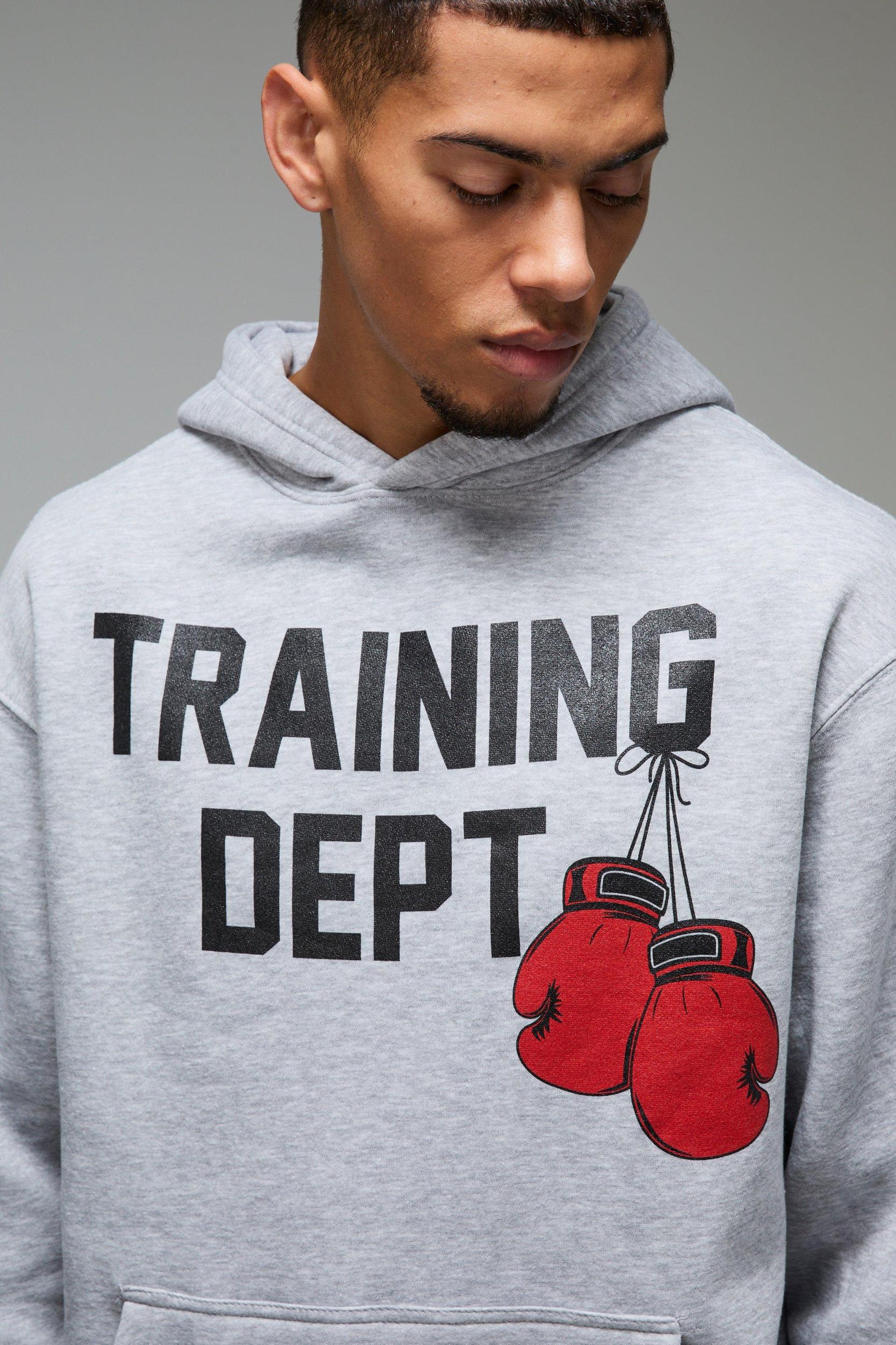 Training Dept. Oversized Boxing Glove Hoodie | boohooMAN USA Product Image