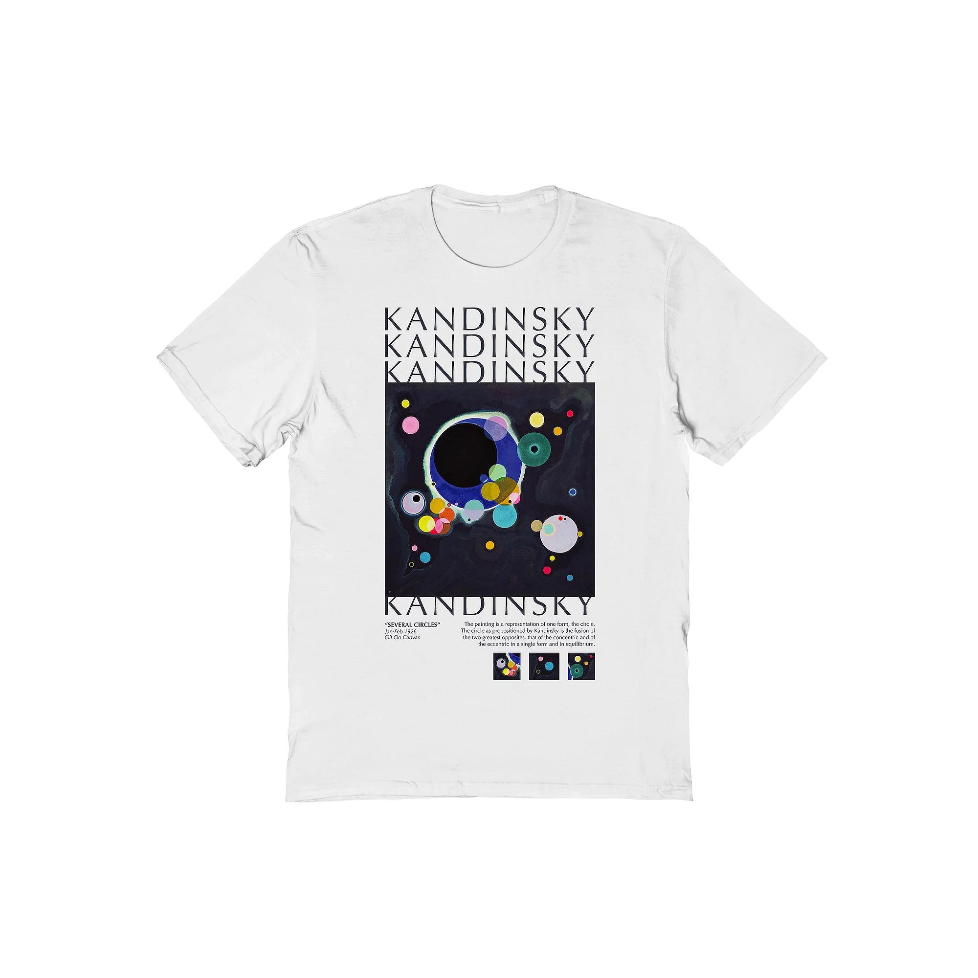 Men's Kandinsky Graphic Tee, Size: Small, White Product Image