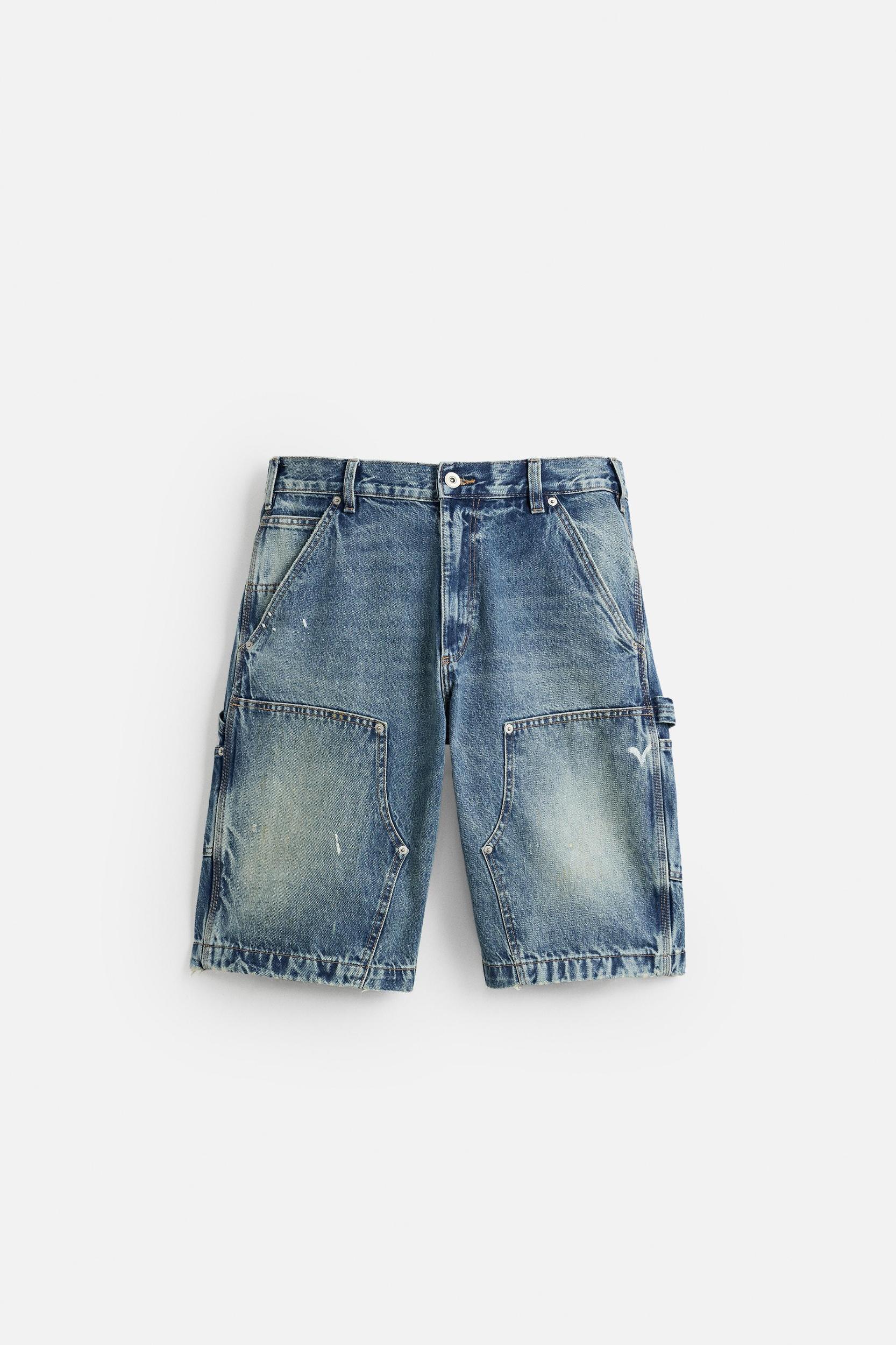 BAGGY FIT CARPENTER POCKET BERMUDA SHORTS Product Image