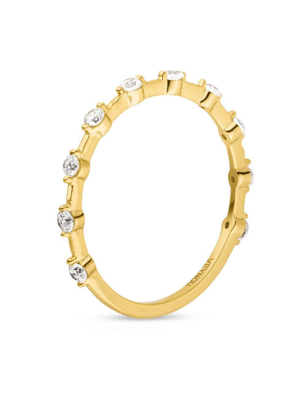 14kt yellow gold Daisy diamond ring Product Image