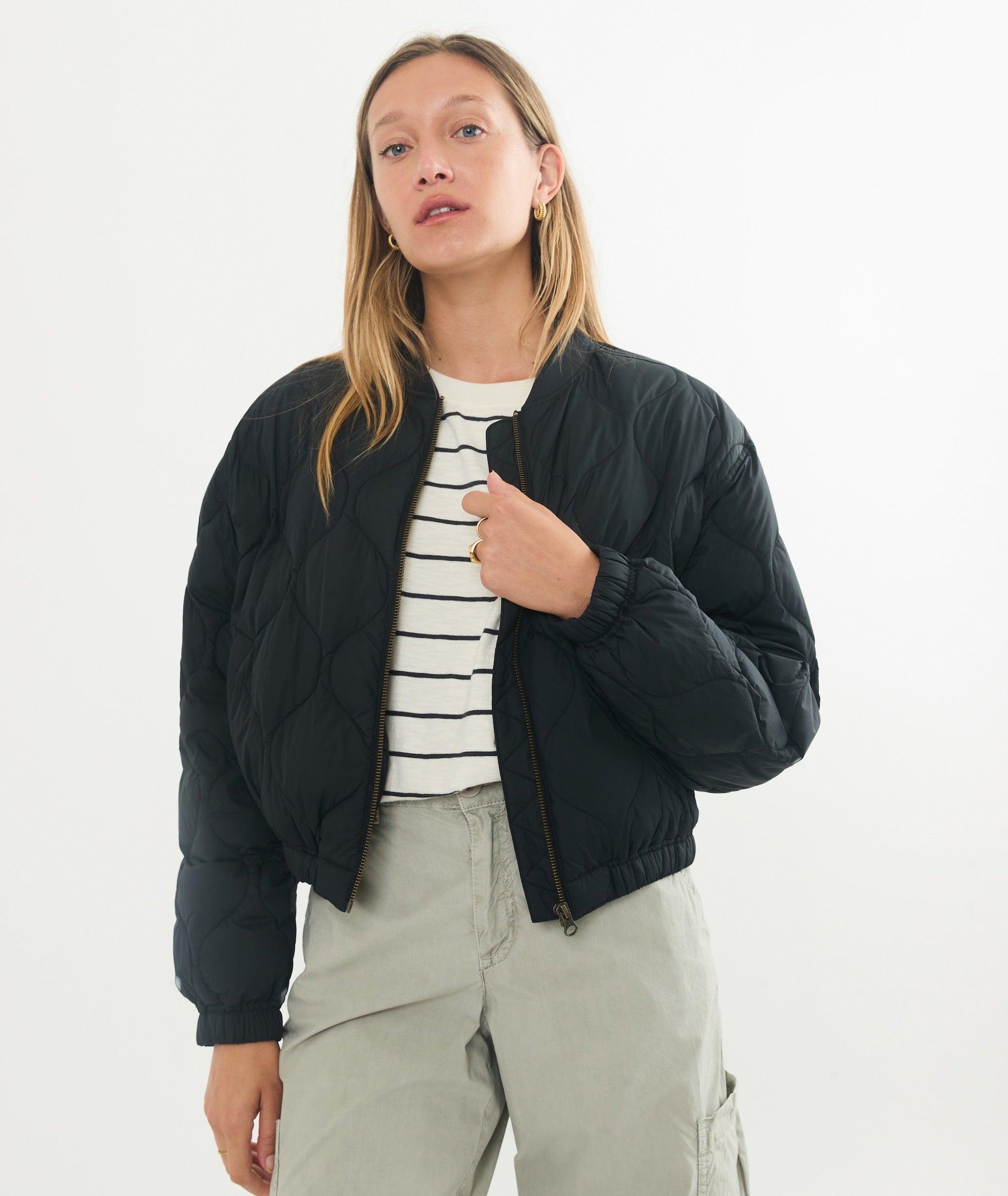 Avalon Lightweight Quilted Bomber Product Image