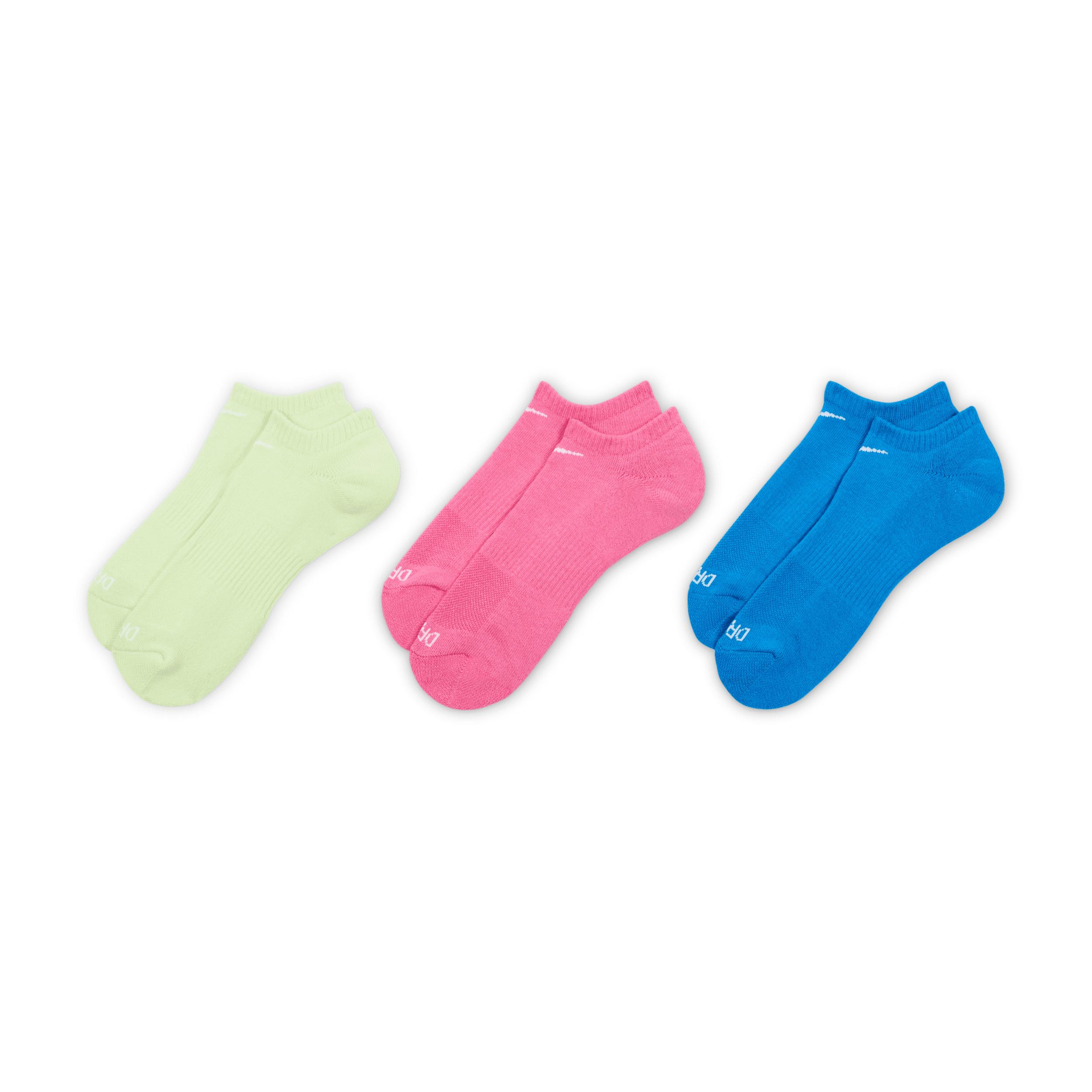 Nike Unisex Everyday Plus Cushion Training No-Show Socks (3 Pairs) | SX6889-969 Product Image