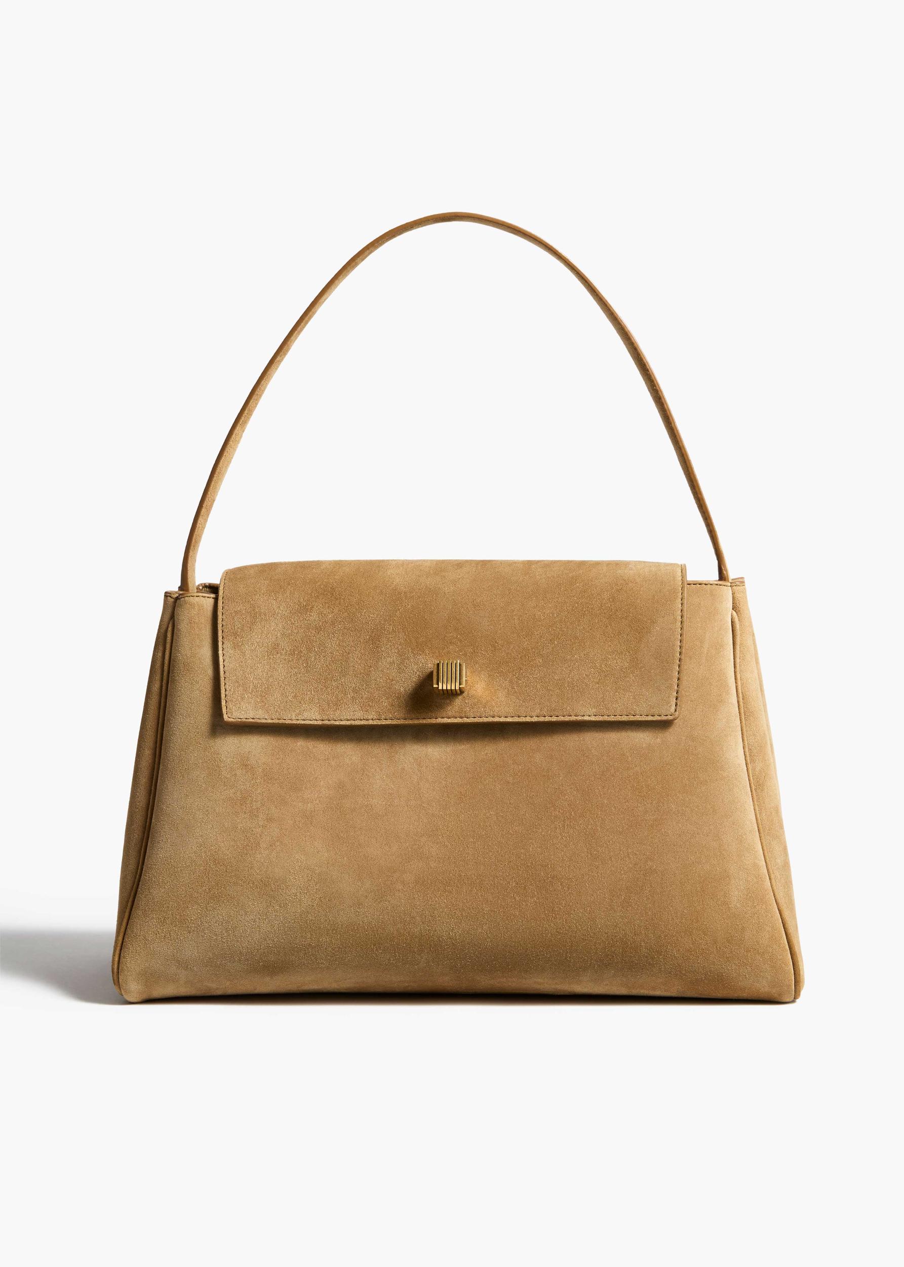 Audrey Top Handle Bag in Mud Suede Product Image