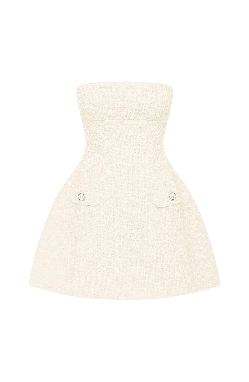 Lottie Mini Dress - Ivory Product Image