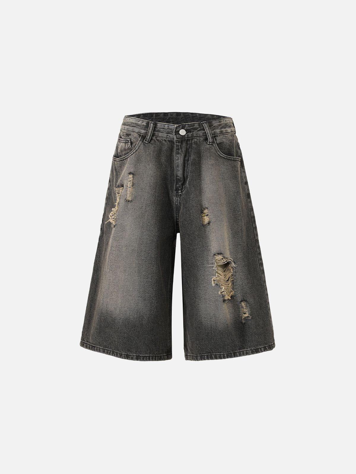 Aelfric Eden Distressed Baggy Longline Jorts Product Image