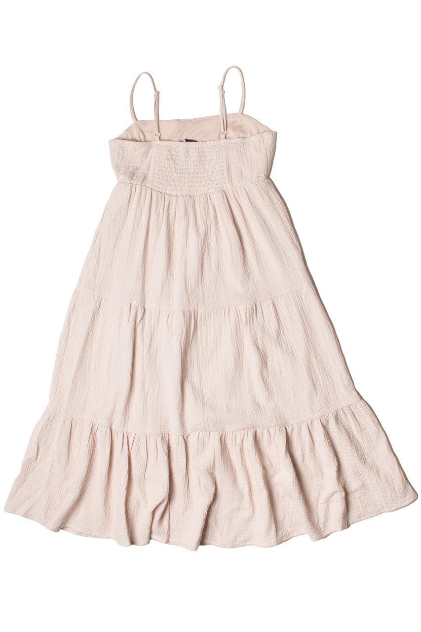 Tiered Gauze Midi Dress Product Image