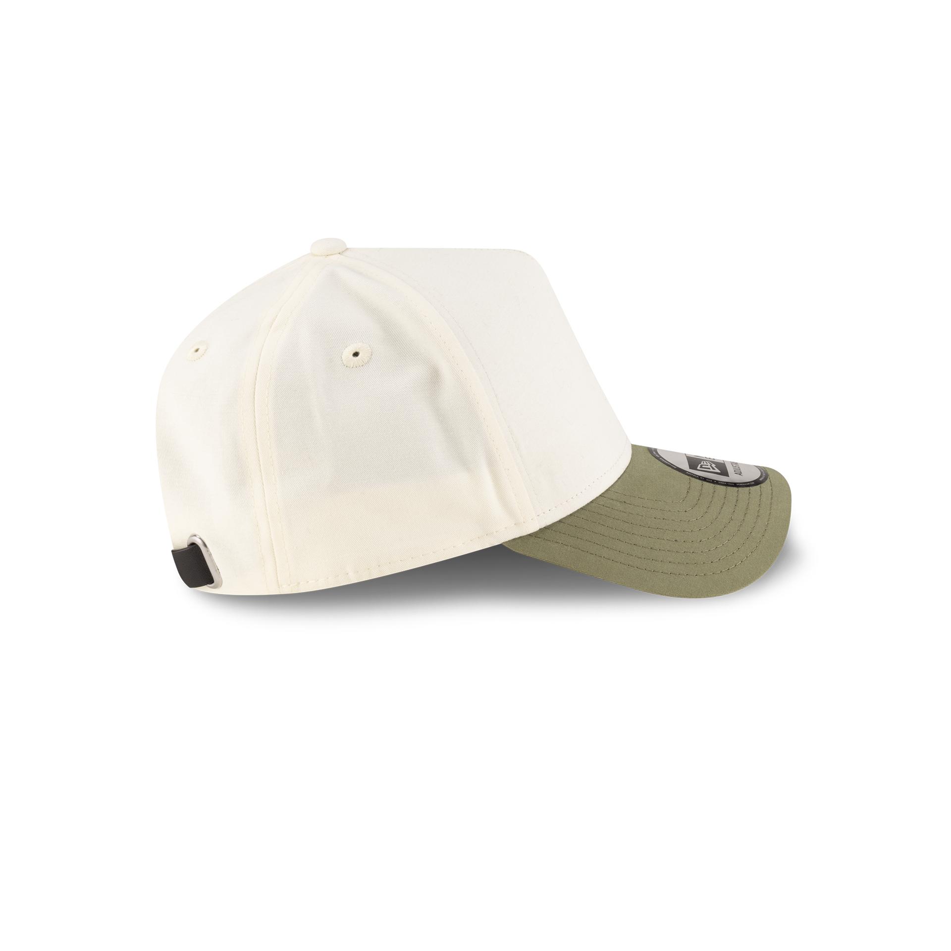 New Era Branded High Twist Chrome White 9FORTY A-Frame Adjustable Hat Male Product Image