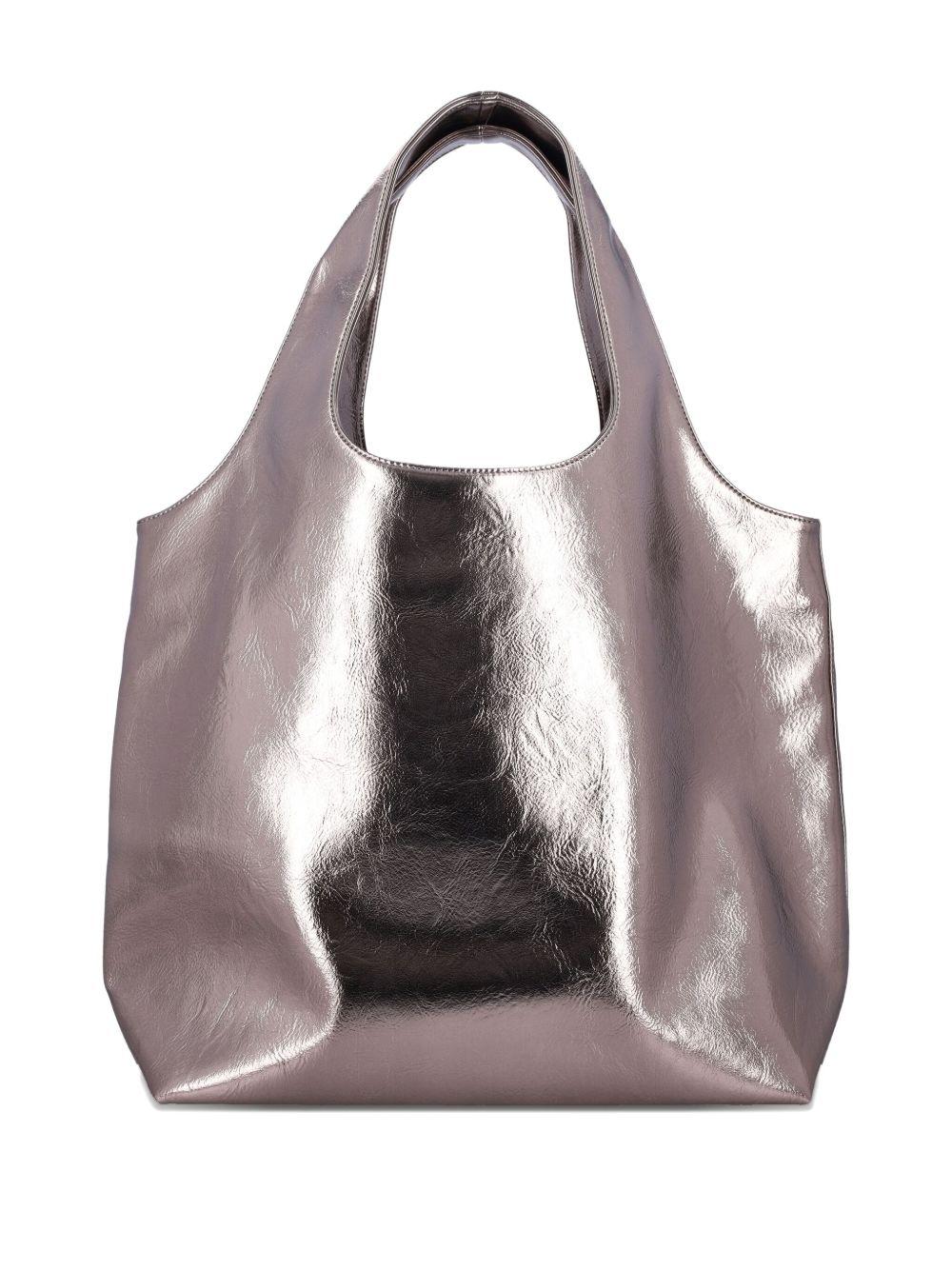 metallic logo tote bag Product Image