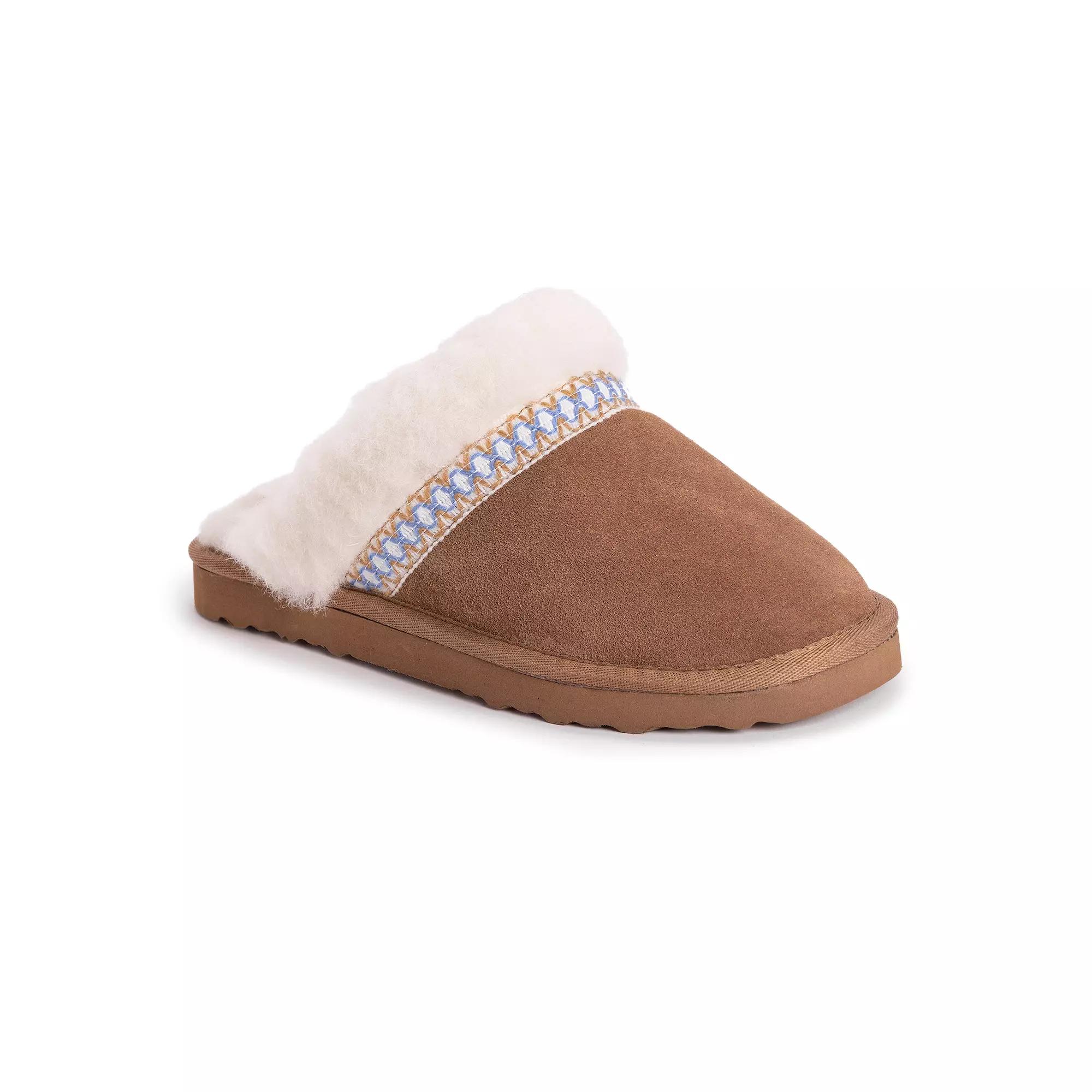 MUK LUKS® Dawn Suede Women's Scuff Slippers,  Product Image