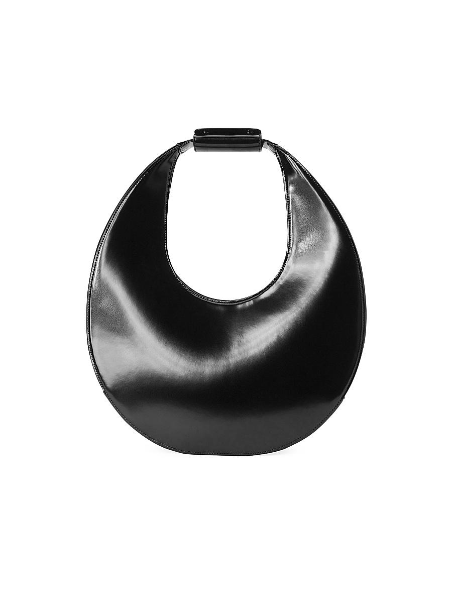 Womens Moon Leather Top Handle Bag Product Image