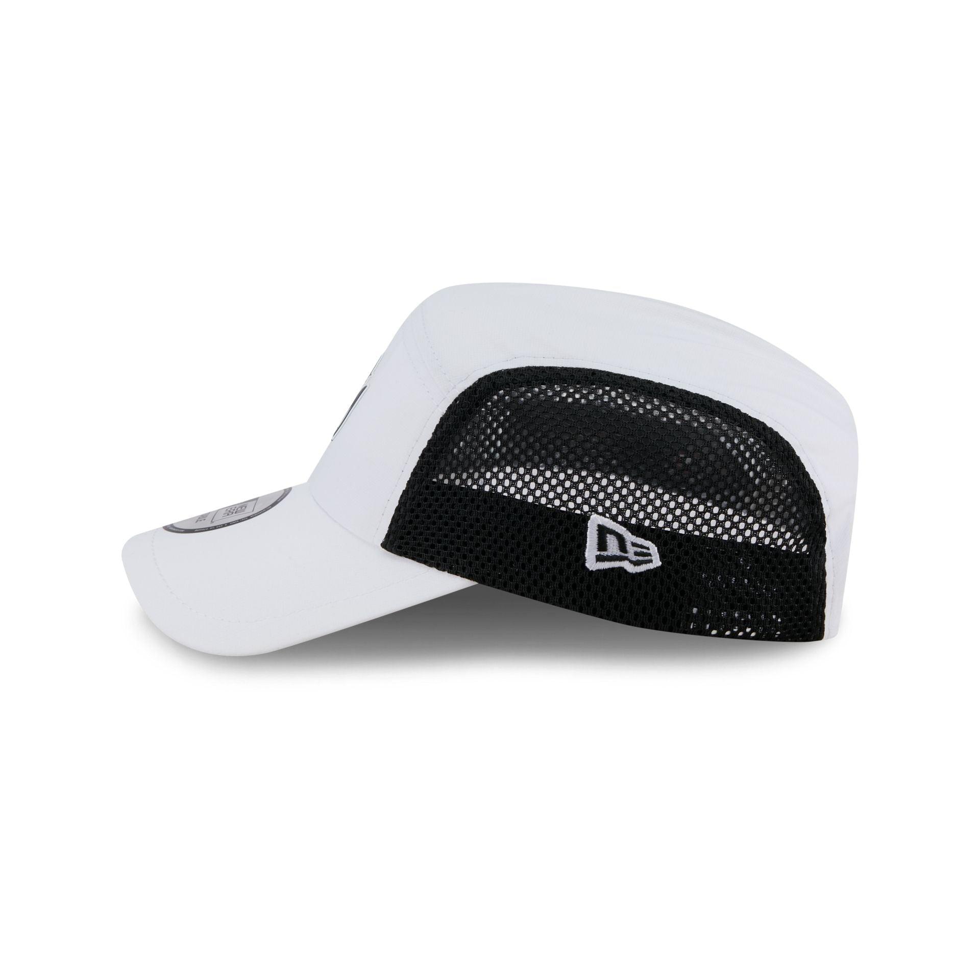 Miami Marlins White Poly Runner Adjustable Hat Male Product Image