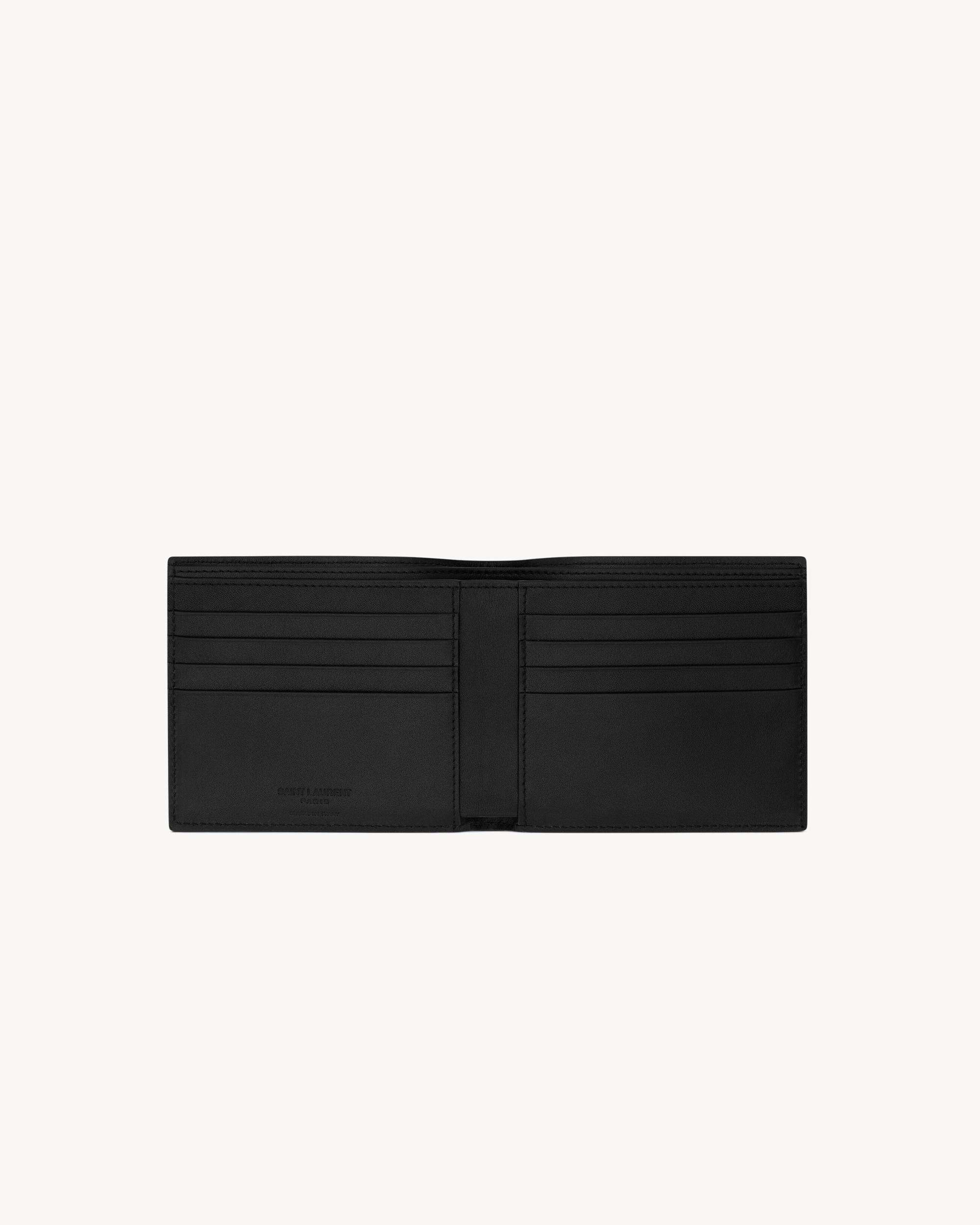 Saint Laurent Paris EAST/WEST wallet in ripple leather Product Image
