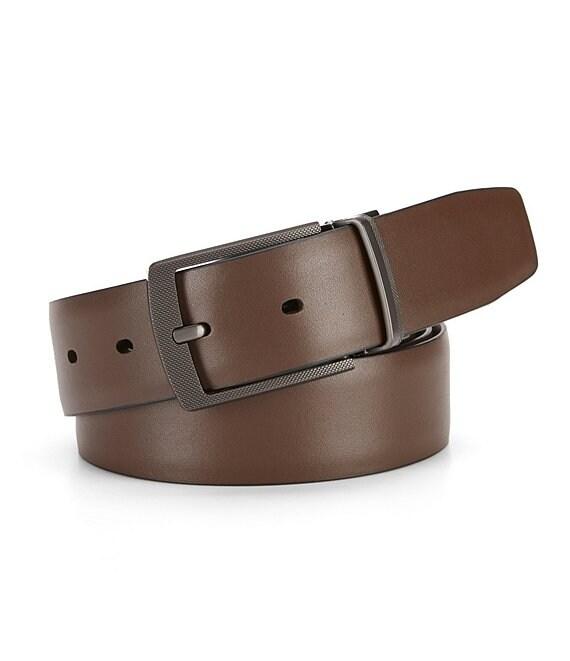 Roundtree & Yorke Big & Tall Reversible Montana Leather Belt Product Image