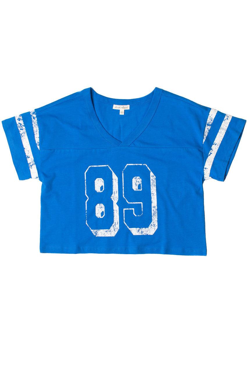 Football Jersey Crop T-Shirt Product Image