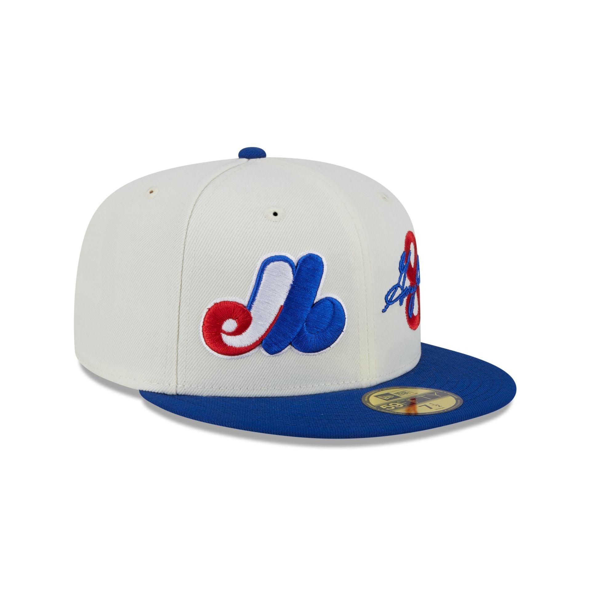 Montreal Expos Gary Carter Chrome White 59FIFTY Fitted Hat Male Product Image