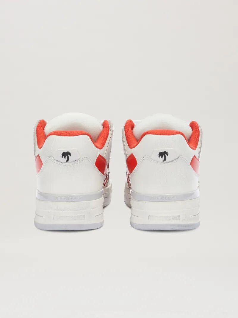 VENICE WORN OUT SNEAKERS WHITE - CORAL R Product Image