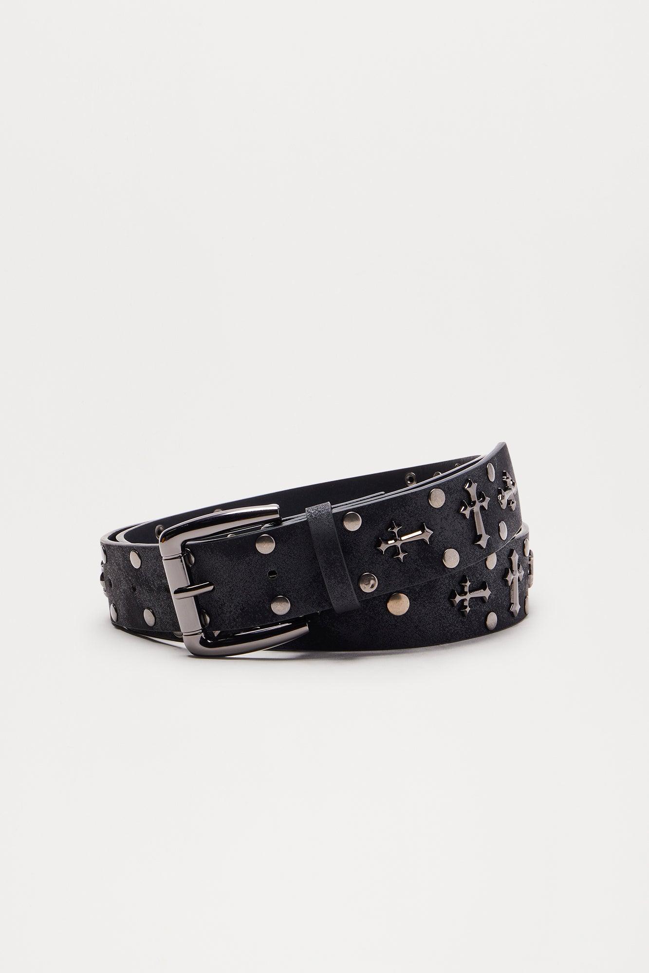 Cobain Studded Belt - Black Product Image