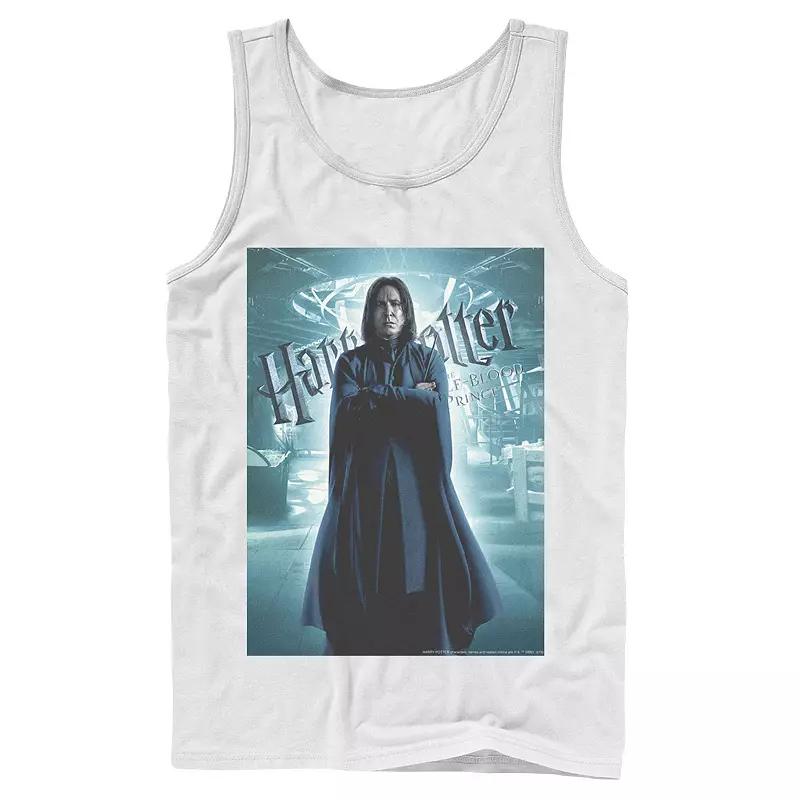 Men's Harry Potter Half-Blood Prince Snape Character Poster Graphic Tank Top,  Product Image