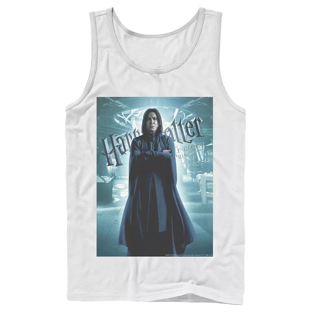 Men's Harry Potter Half-Blood Prince Snape Character Poster Graphic Tank Top,  Product Image