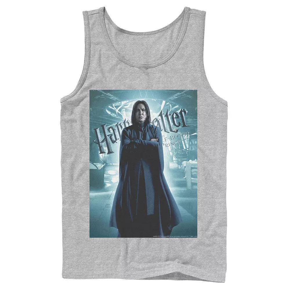 Men's Harry Potter Half-Blood Prince Snape Character Poster Graphic Tank Top,  Product Image