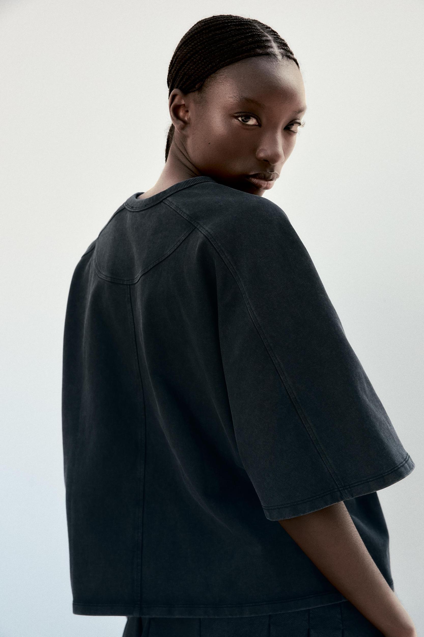 WASHED HEAVY COTTON T-SHIRT Product Image