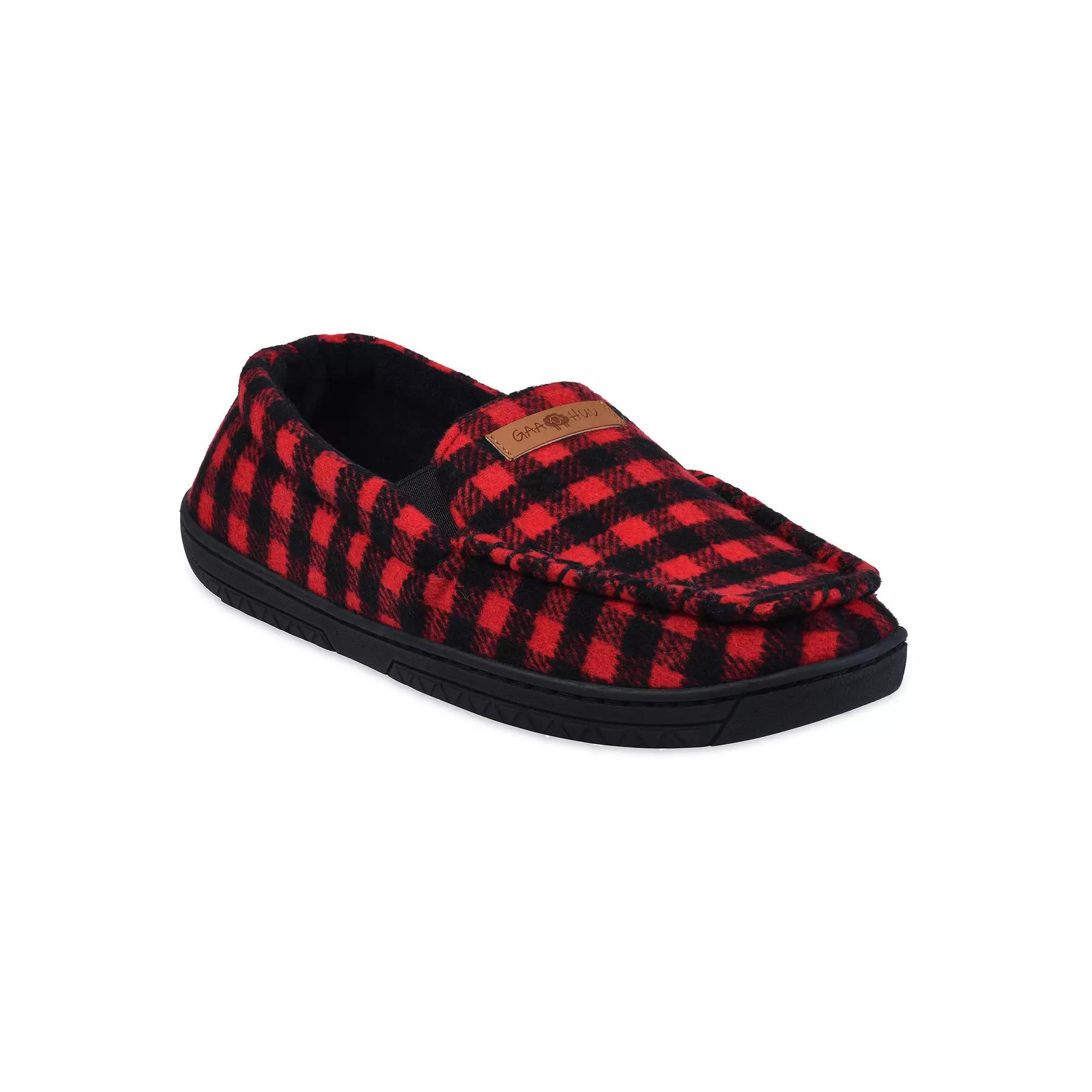GaaHuu® Faux Wool Men's Moccasin Slippers,  Product Image