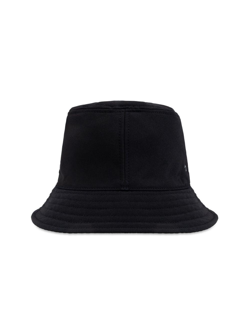 MONCLER Logo Patch Bucket Hat In Black Product Image