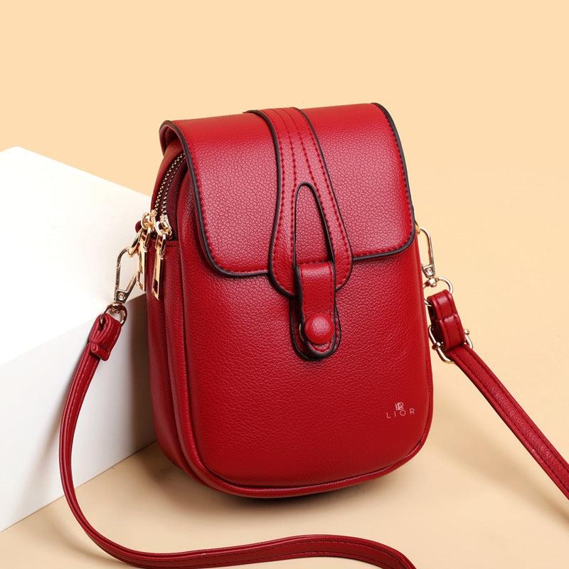 Lior's Timeless Retro Leather Shoulder Bag Product Image