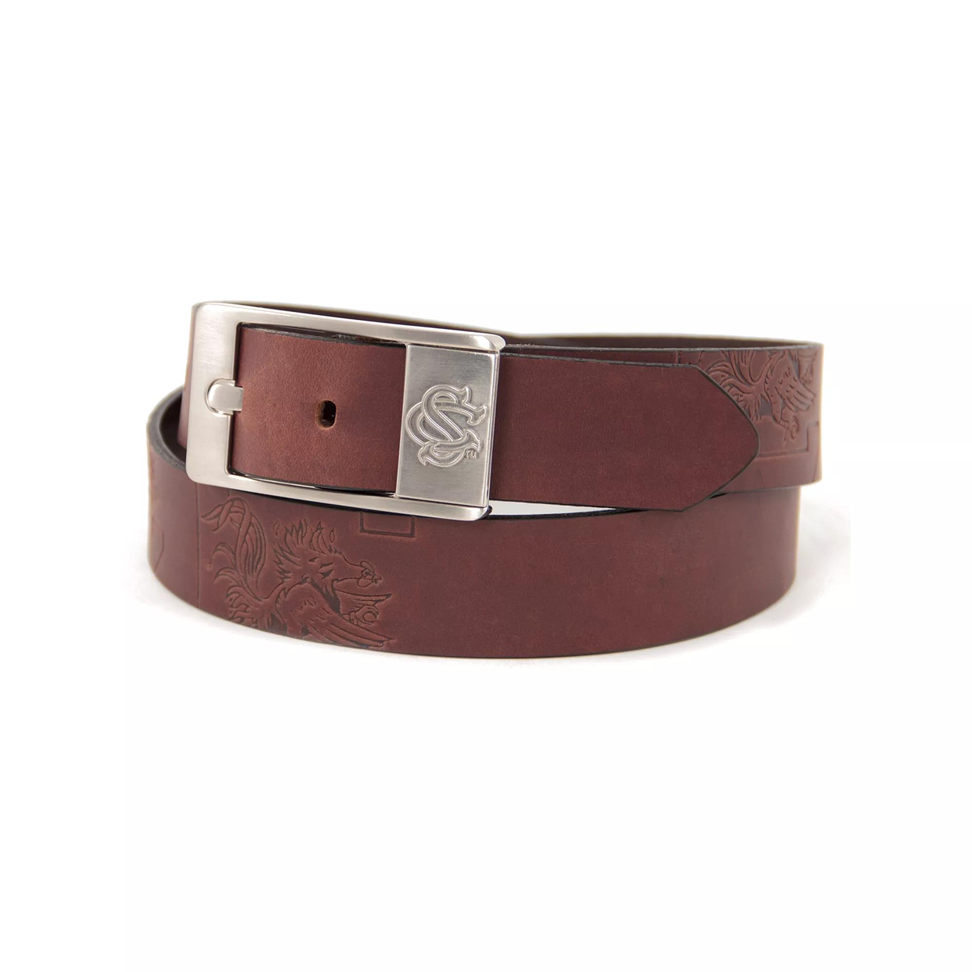 Men's South Carolina Gamecocks Brandish Leather Belt,  Product Image