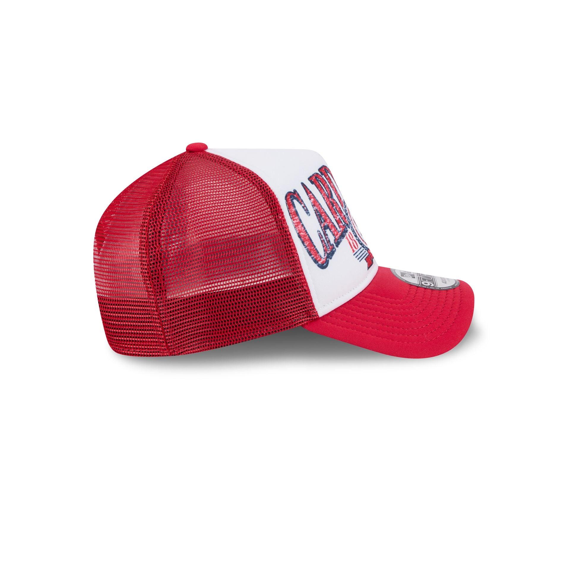 St. Louis Cardinals Distressed 9FORTY A-Frame Trucker Hat Male Product Image