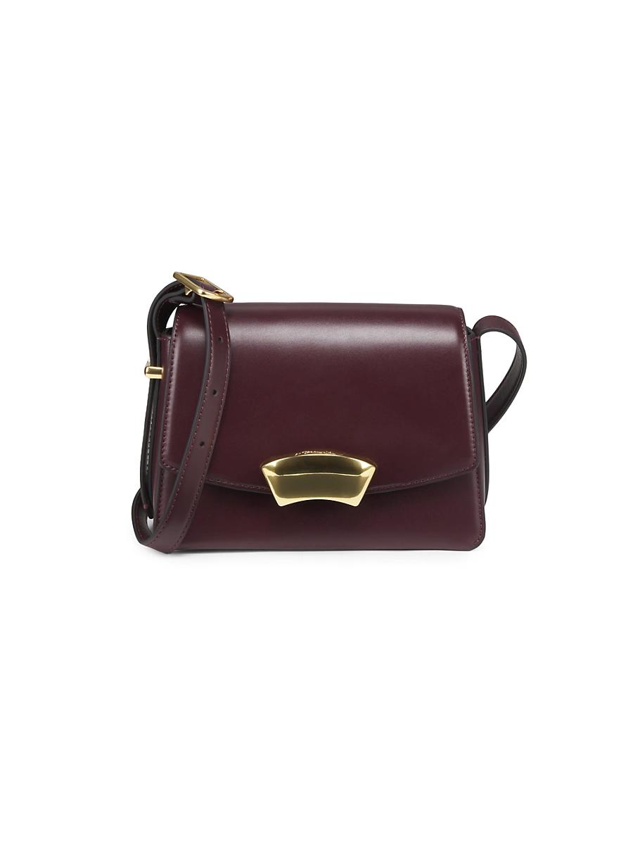 Womens ID Leather Shoulder Bag Product Image