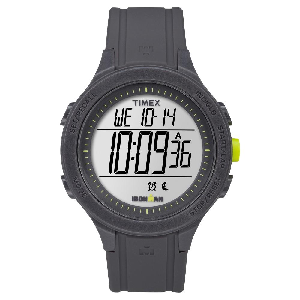Timex® Ironman® Essential 30 Lap Digital Watch - TW5M14500JT, Women's, Size: 43MM, Gray Product Image