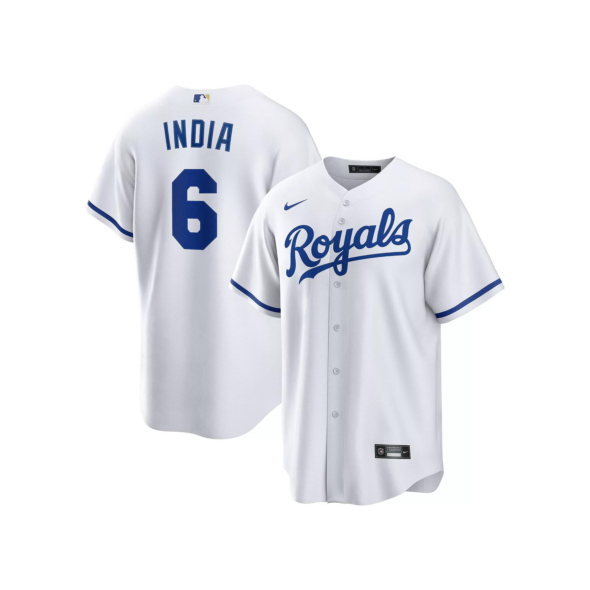Men's Nike Jonathan India White Kansas City Royals Home Replica Player Jersey,  Product Image