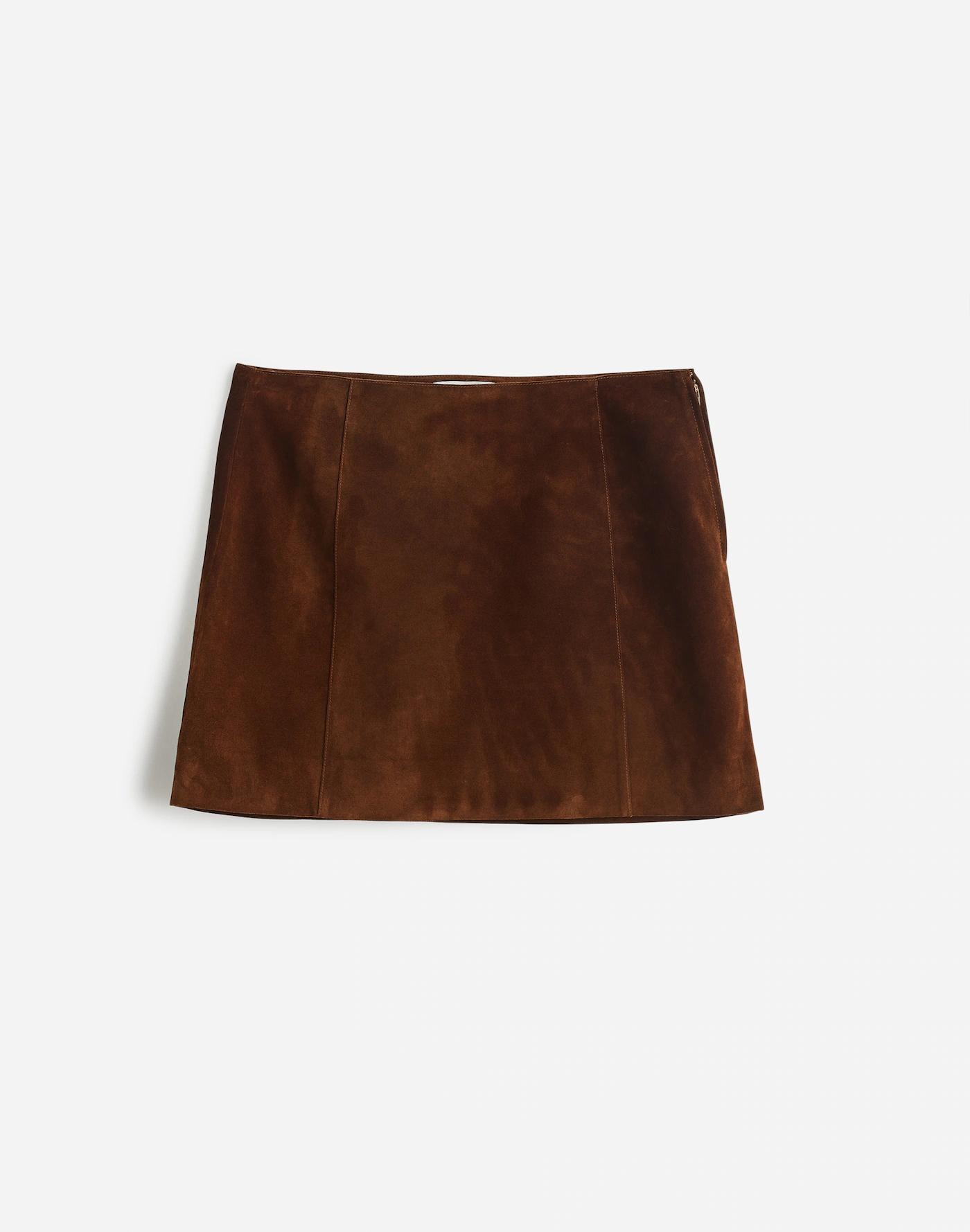Alexa Chung for Madewell Suede Mini Skirt Product Image
