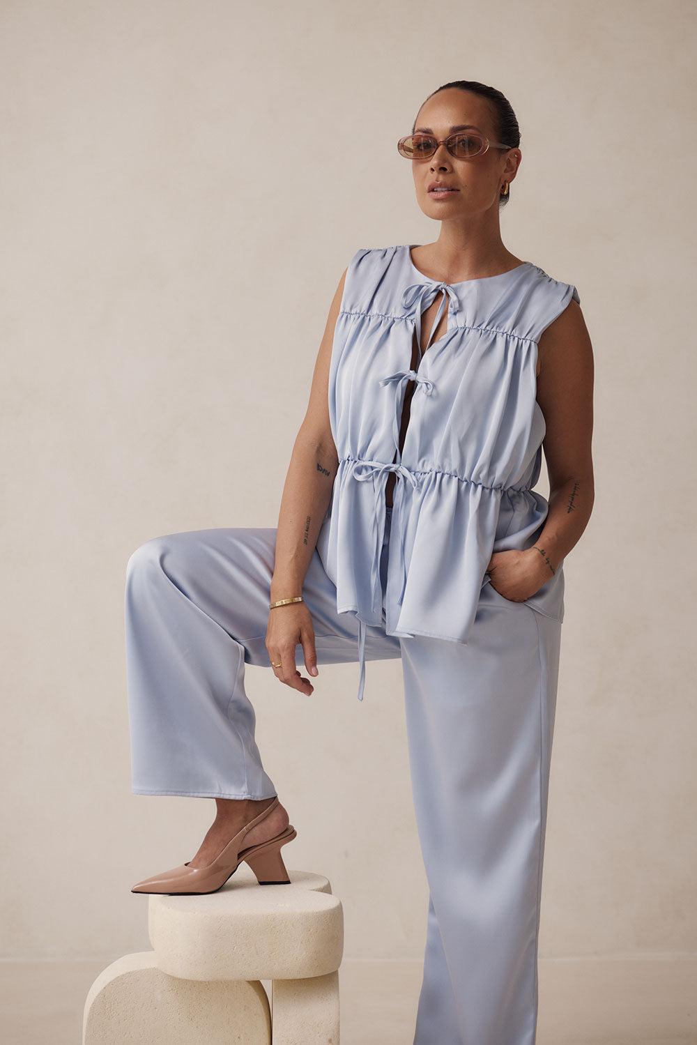 Juliette Top - Blue Product Image