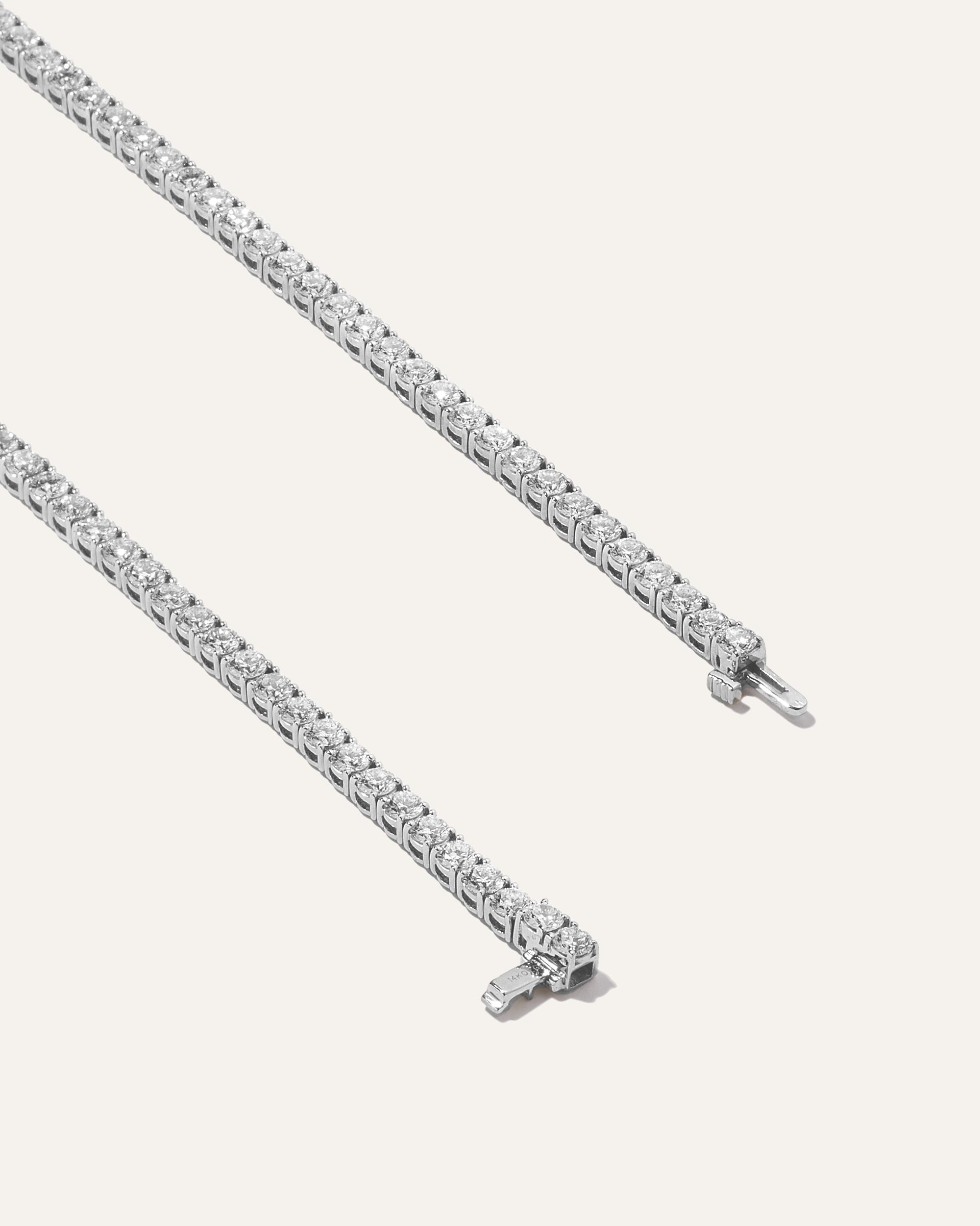 Quince | Women's 14K Gold Lab Grown Diamond Tennis Bracelet Product Image