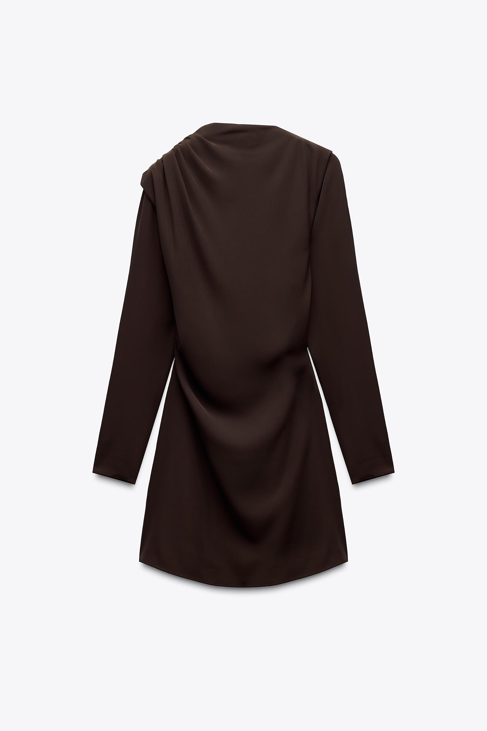 DRAPED MINI DRESS Product Image